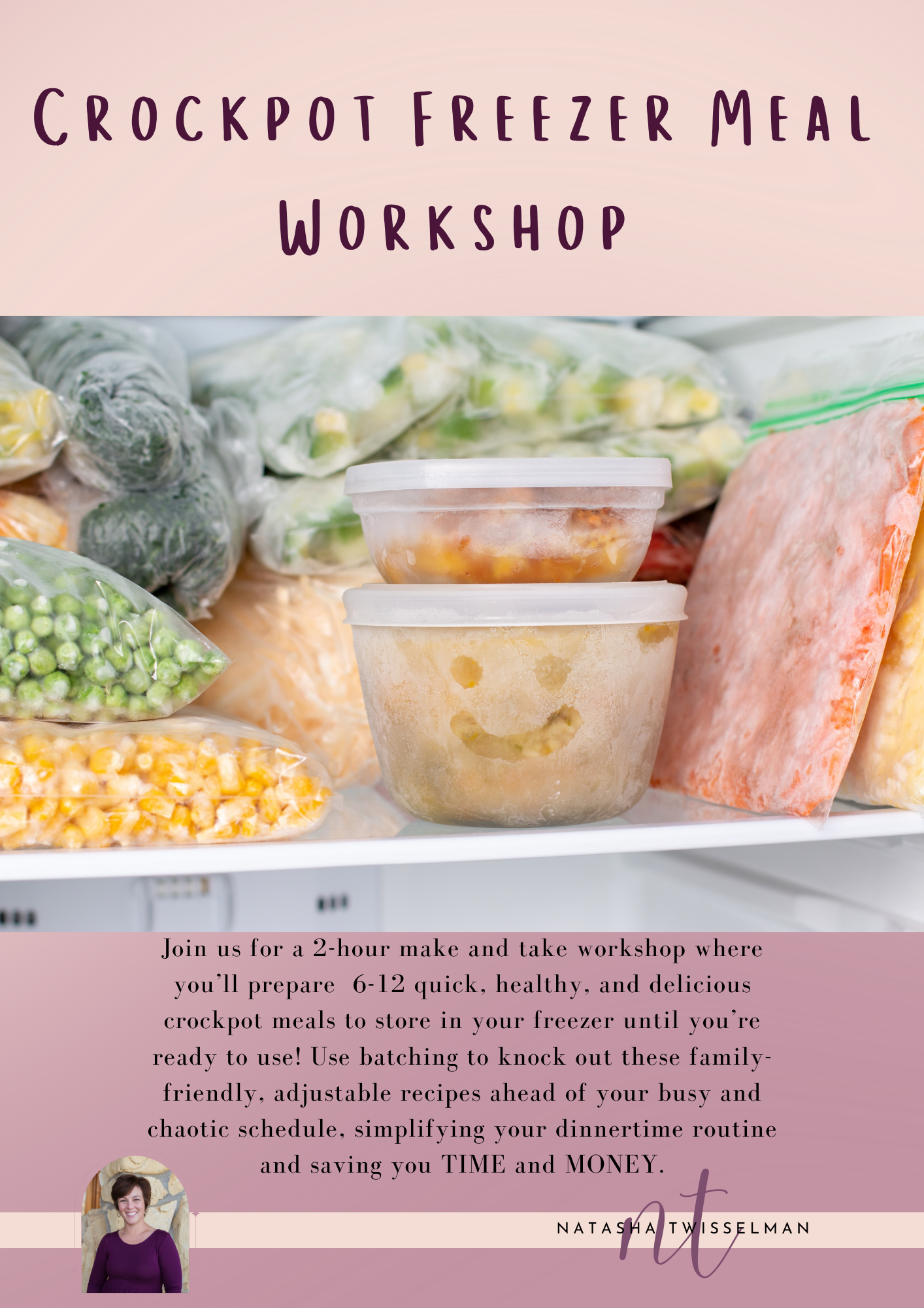 Freezer Crockpot Meal Workshop