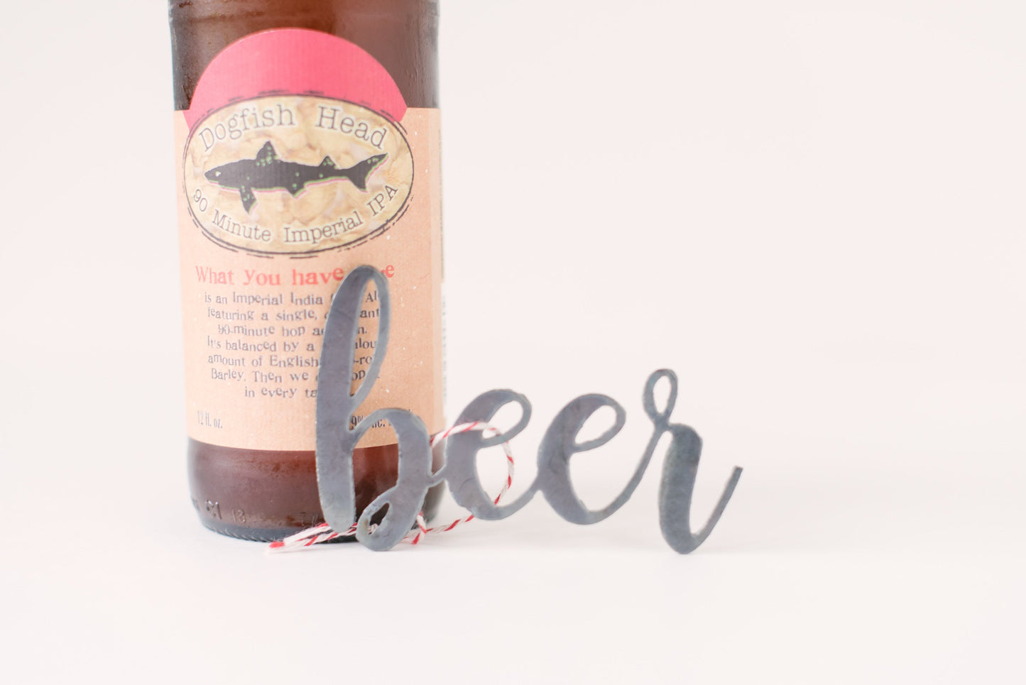 Mariposa Script Word Ornaments