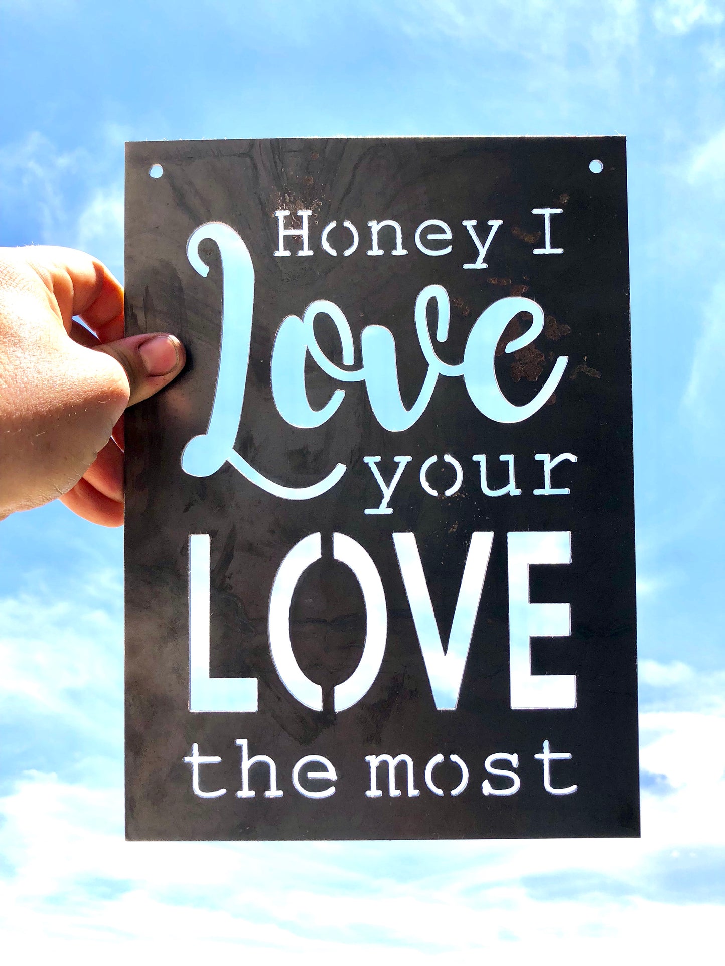 Love Your Love Small Rectangular Metal Sign
