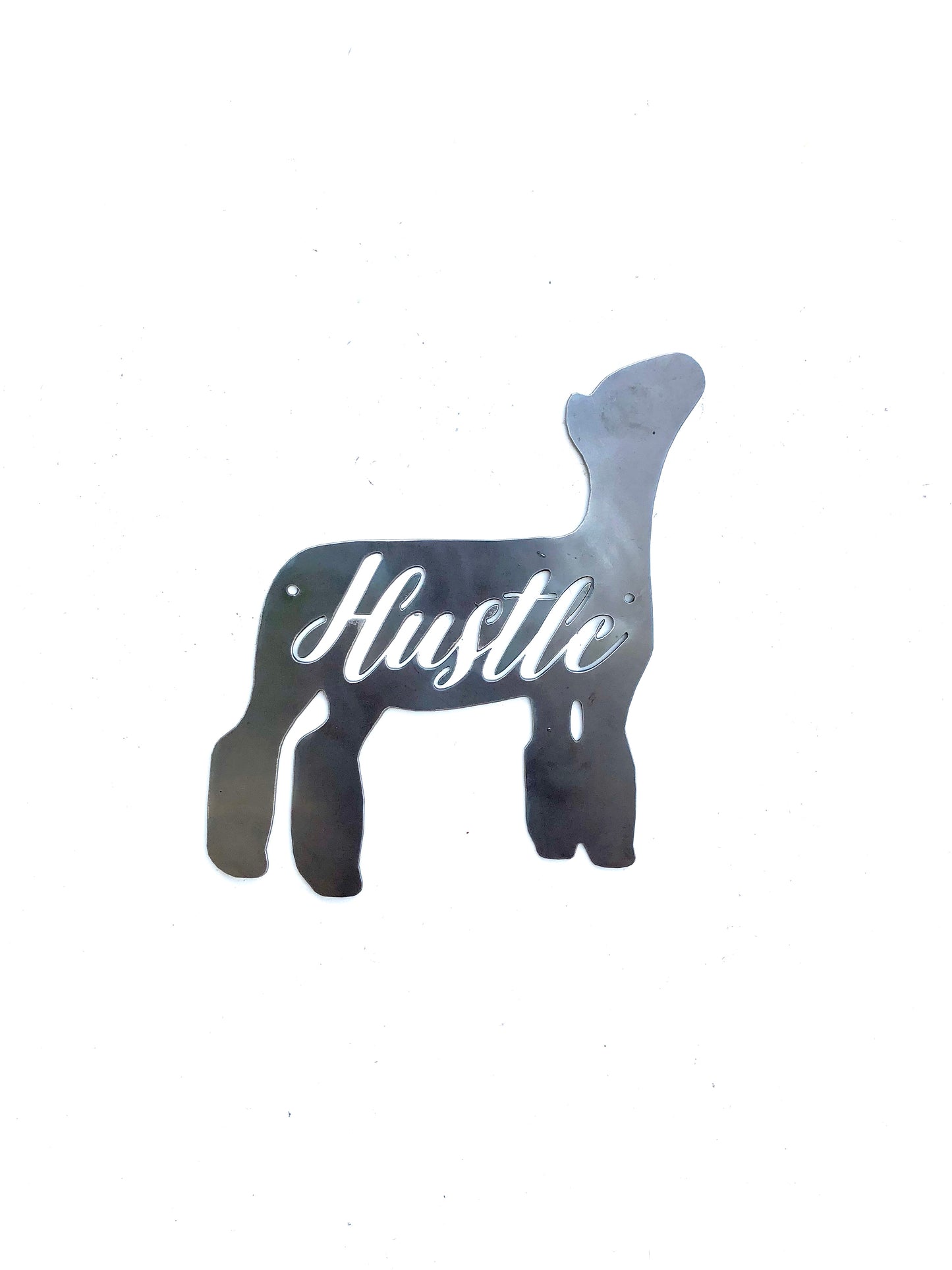 “Hustle” Show Animal Metal Sign
