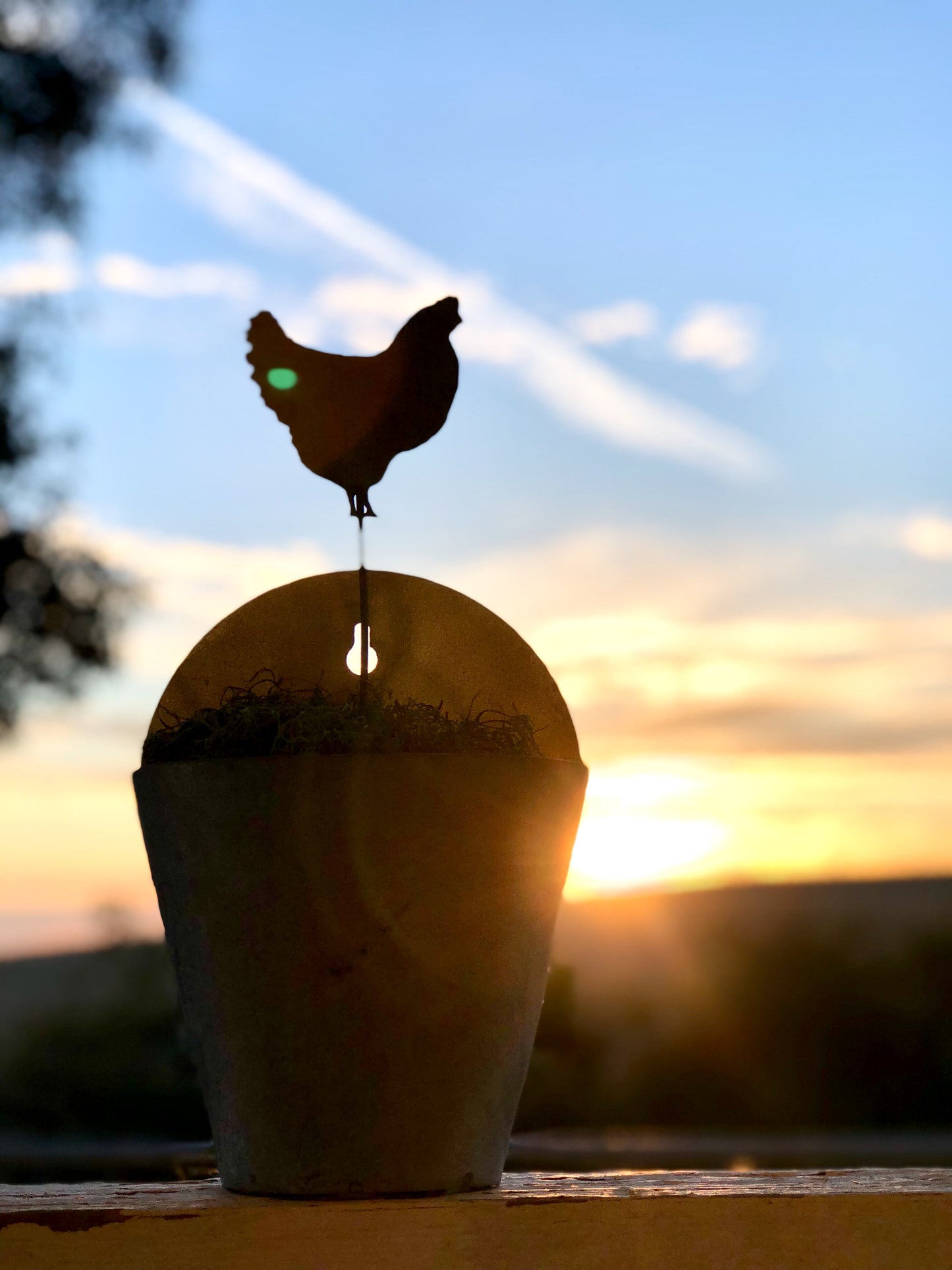 Metal Potted Plant Stakes Animal Silhouettes