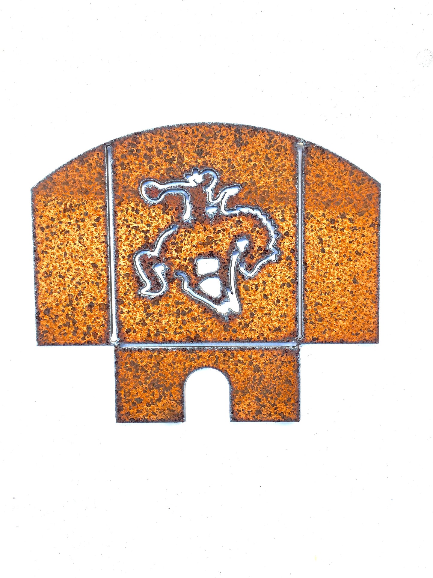 Custom Metal Night Light - Bucking Bronc