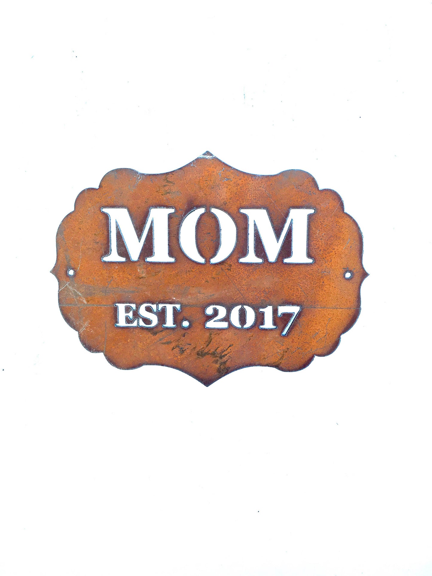 MOM established Metal Wall Hanging