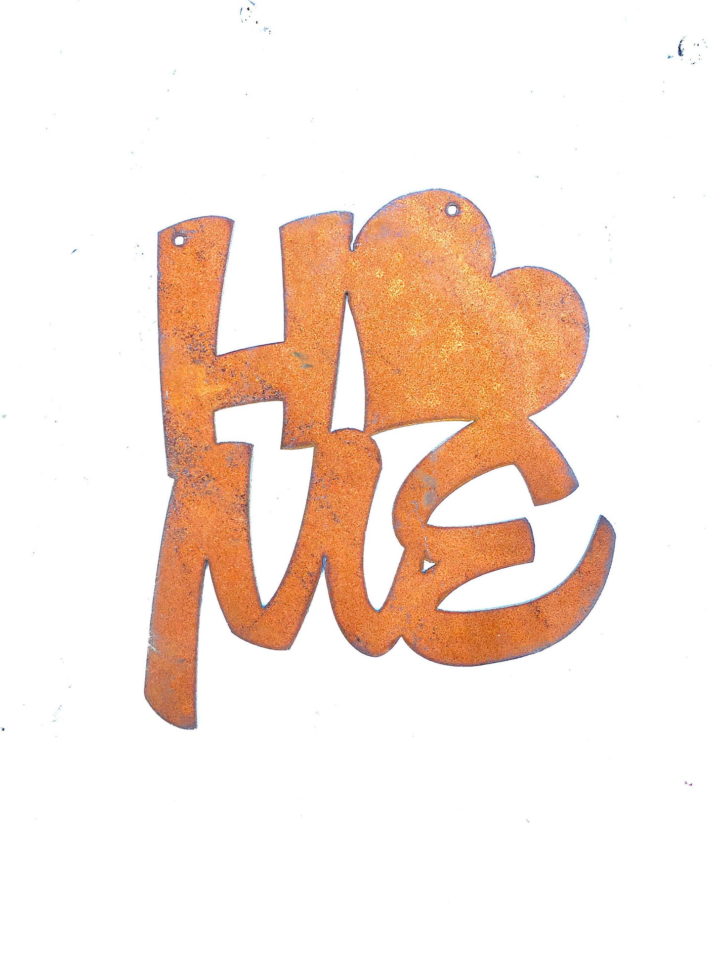 HOME stacked Metal Sign, Love Home, Home with heart, unique home decor, rustic home sign, dorm decor, college gift, christmas gift