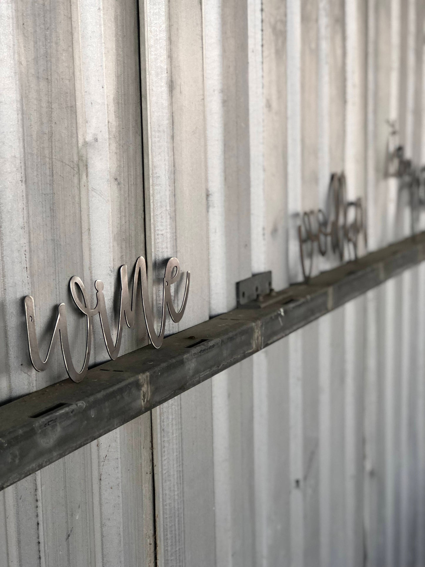 WINE Script Metal Word Wall Expressions