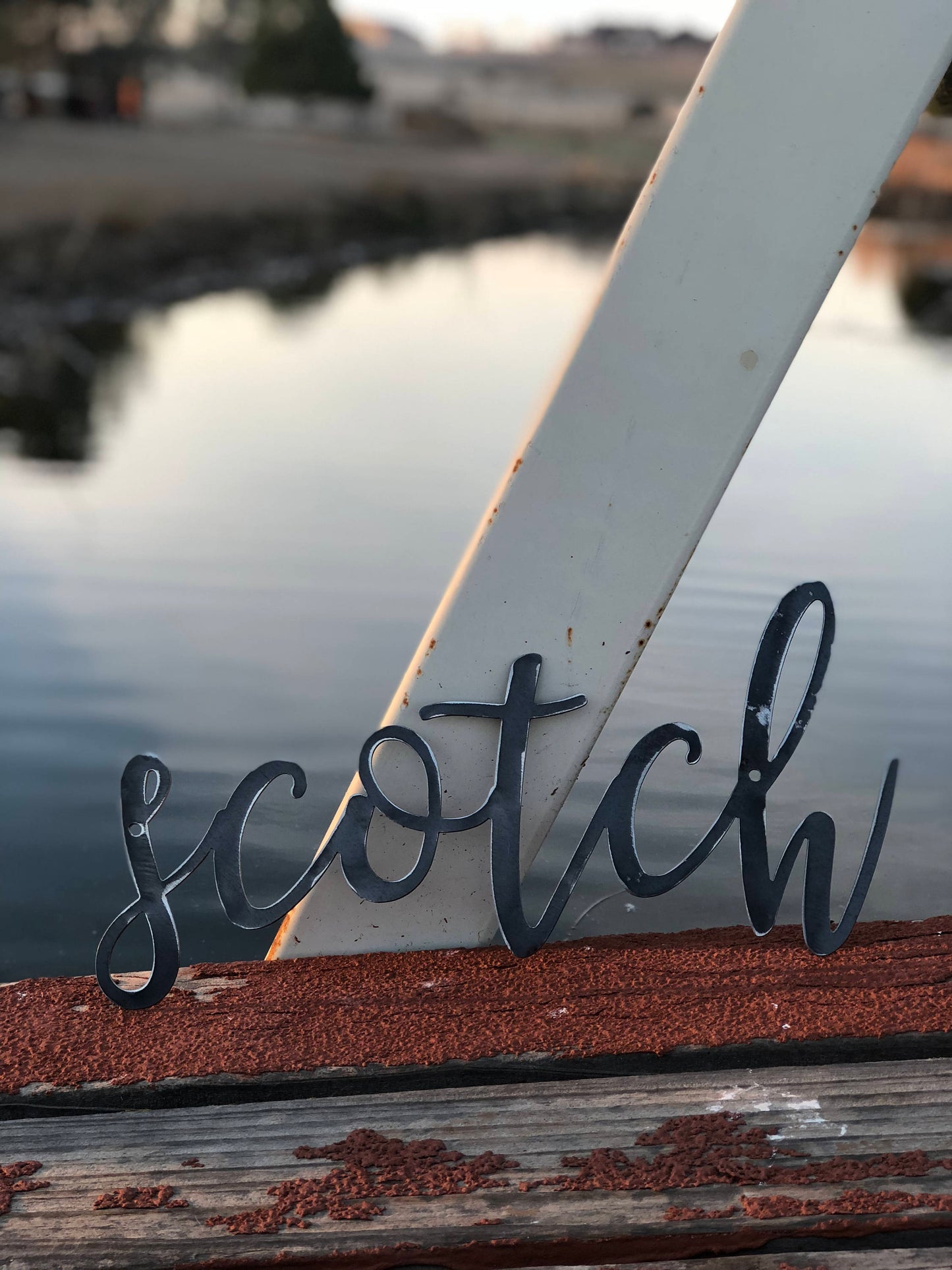 SCOTCH Script Metal Word Wall Expressions