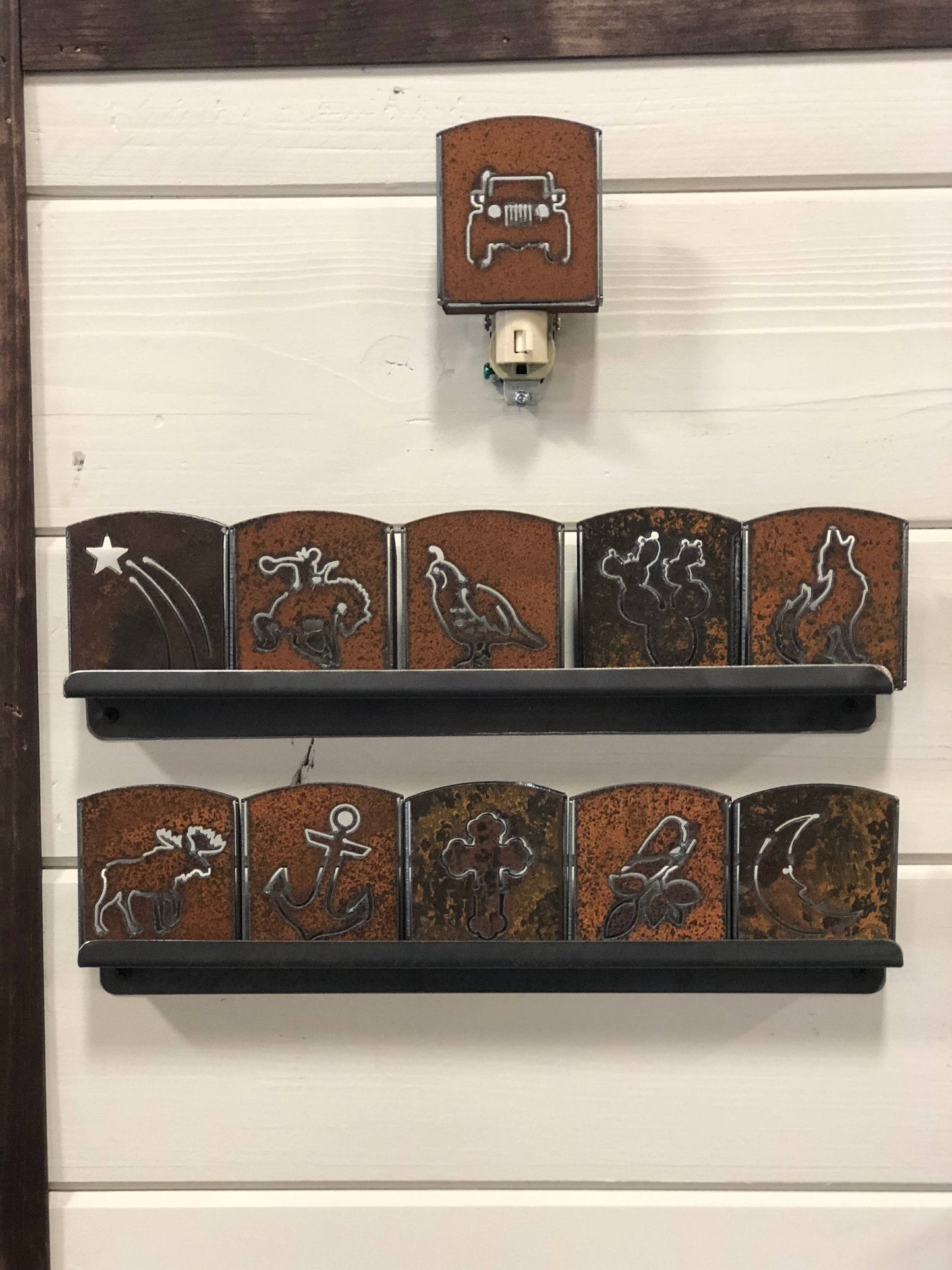 Custom Metal Night Light - Jeep