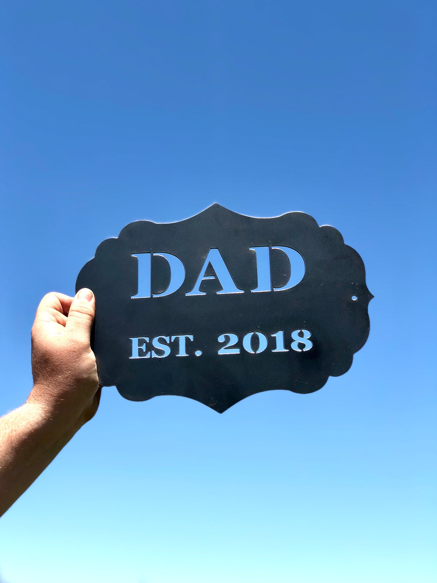 DAD established Metal Wall Hanging