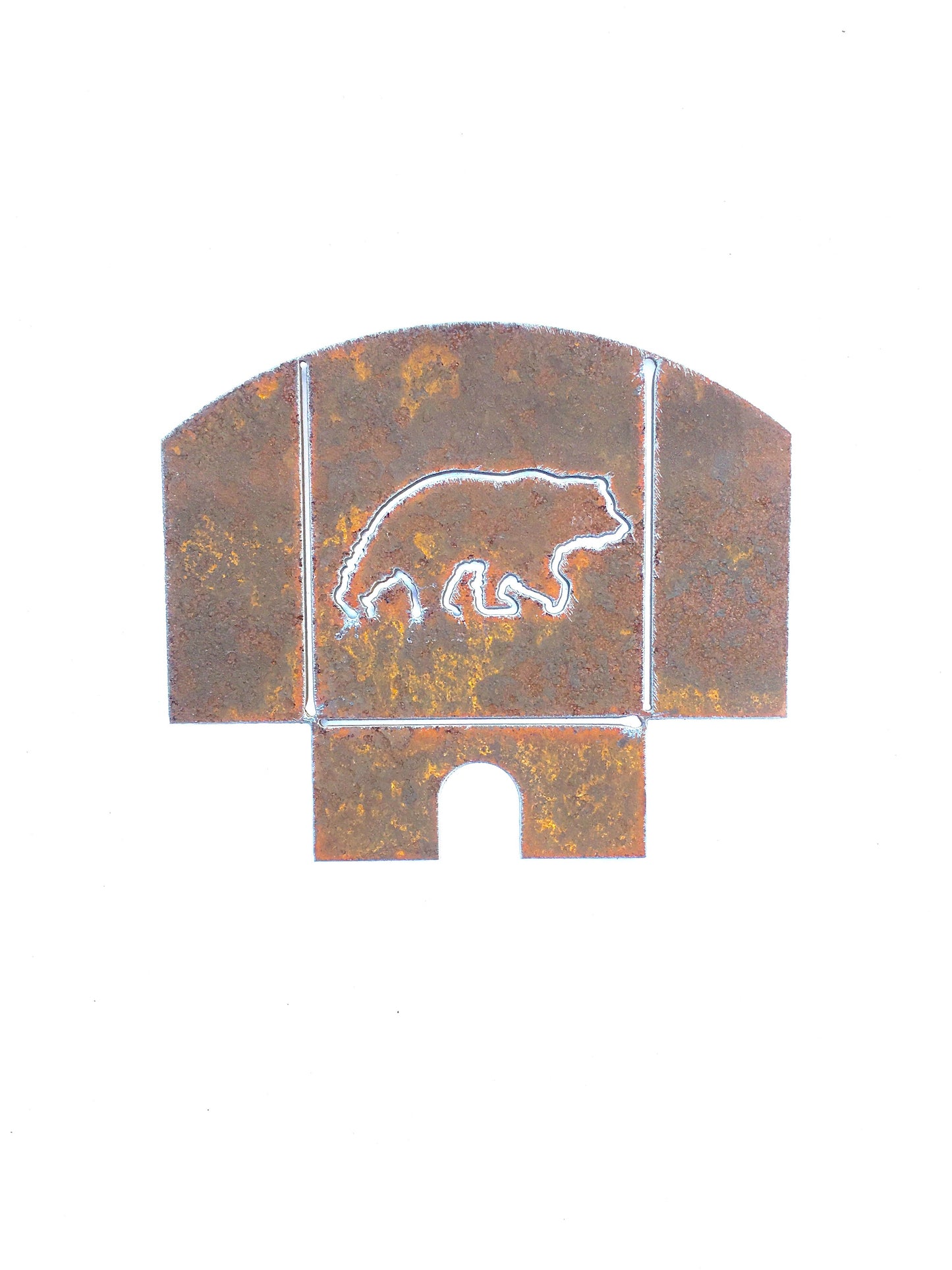 Custom Metal Night Light - Grizzly Bear