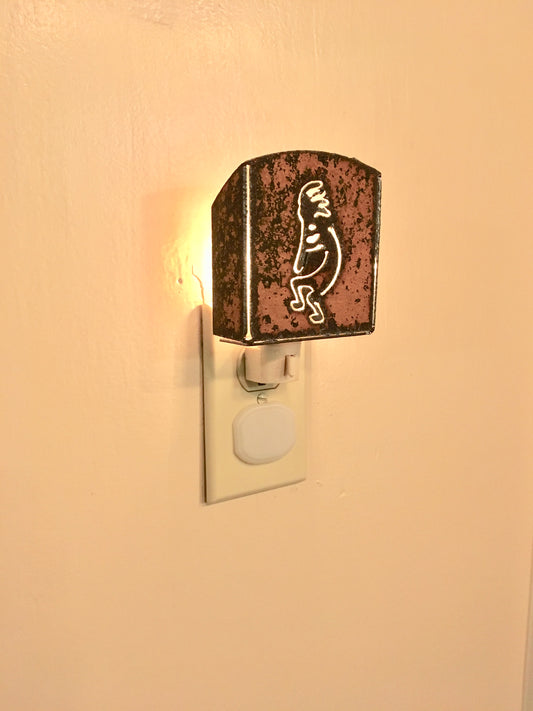 Custom Metal Night Light - Kokopeli