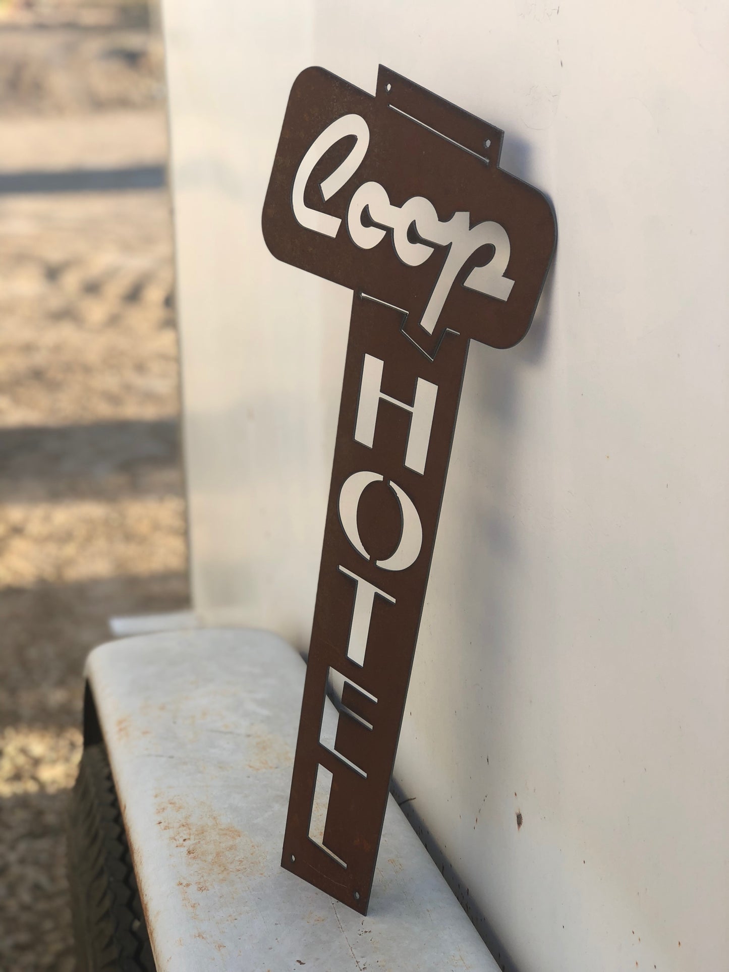 Coop Hotel Vintage Metal Sign