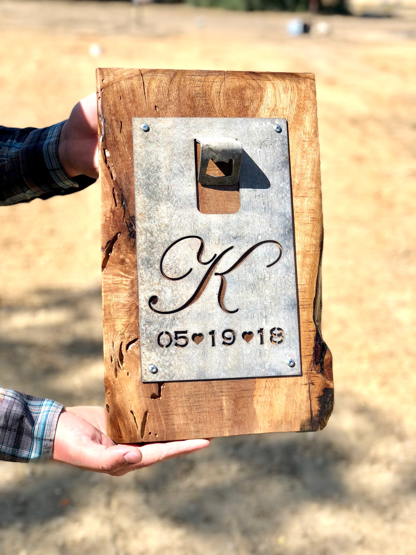 Personalized Monogram Metal Bottle Opener