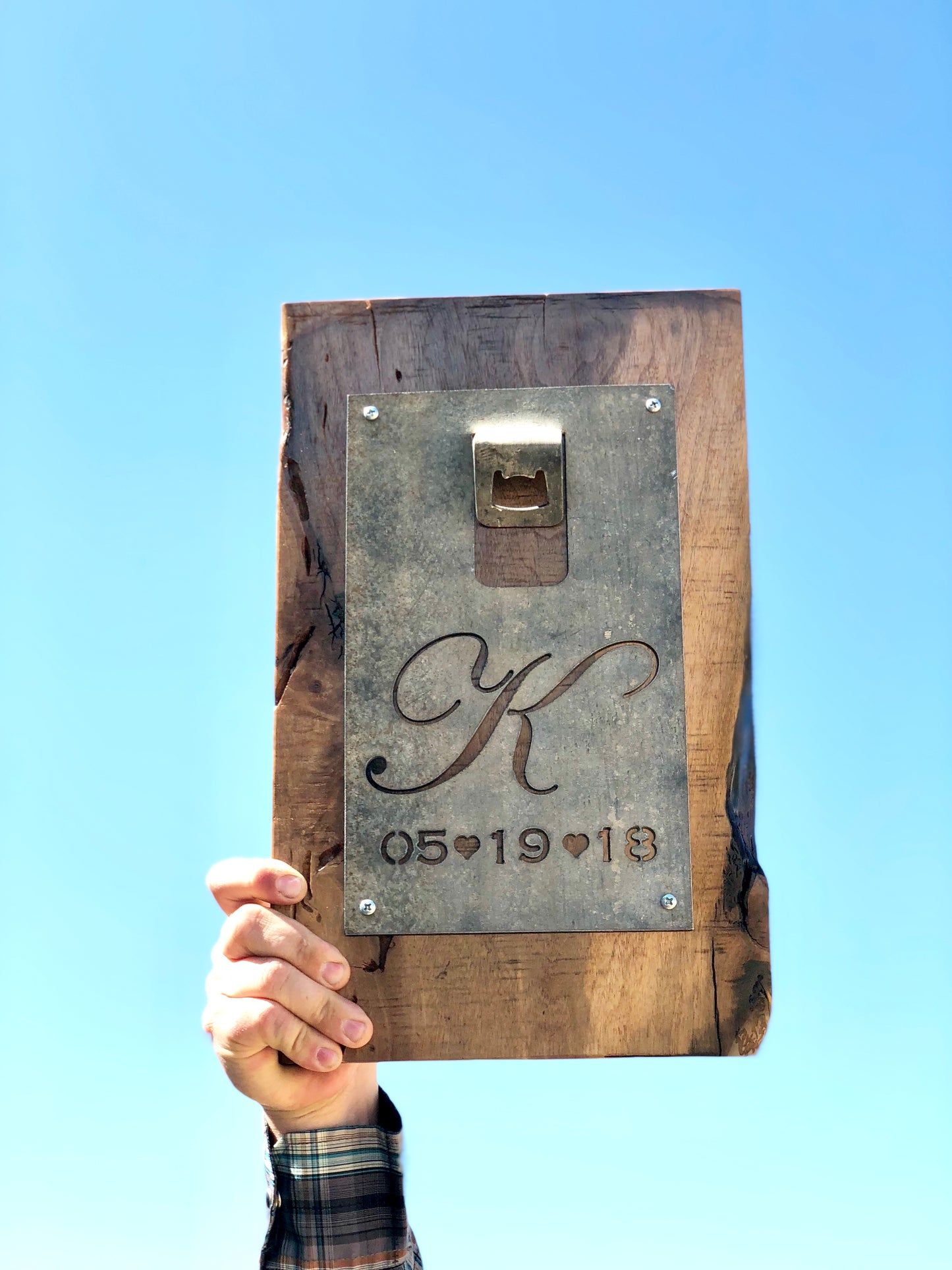 Personalized Monogram Metal Bottle Opener