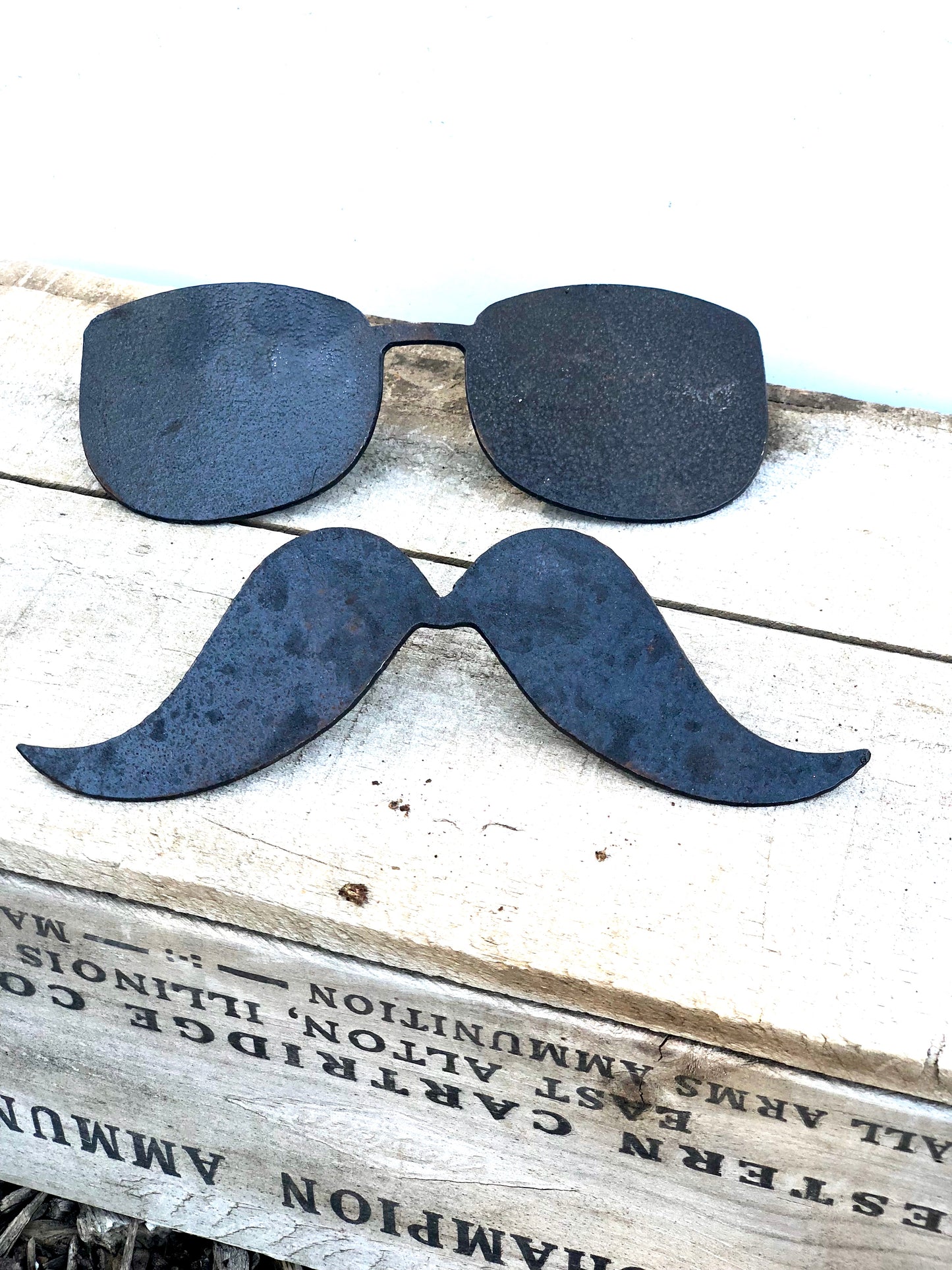 Pumpkin Glasses and Mustache Pieces