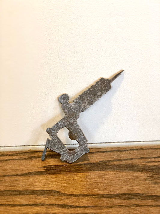 Tattoo Gun Metal Bottle Opener
