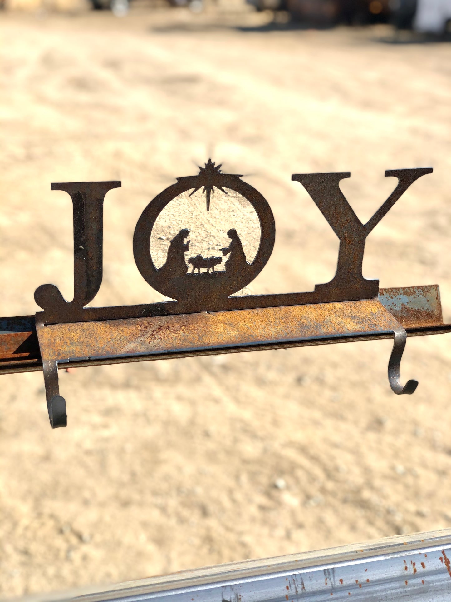 Joy Nativity Metal Stand