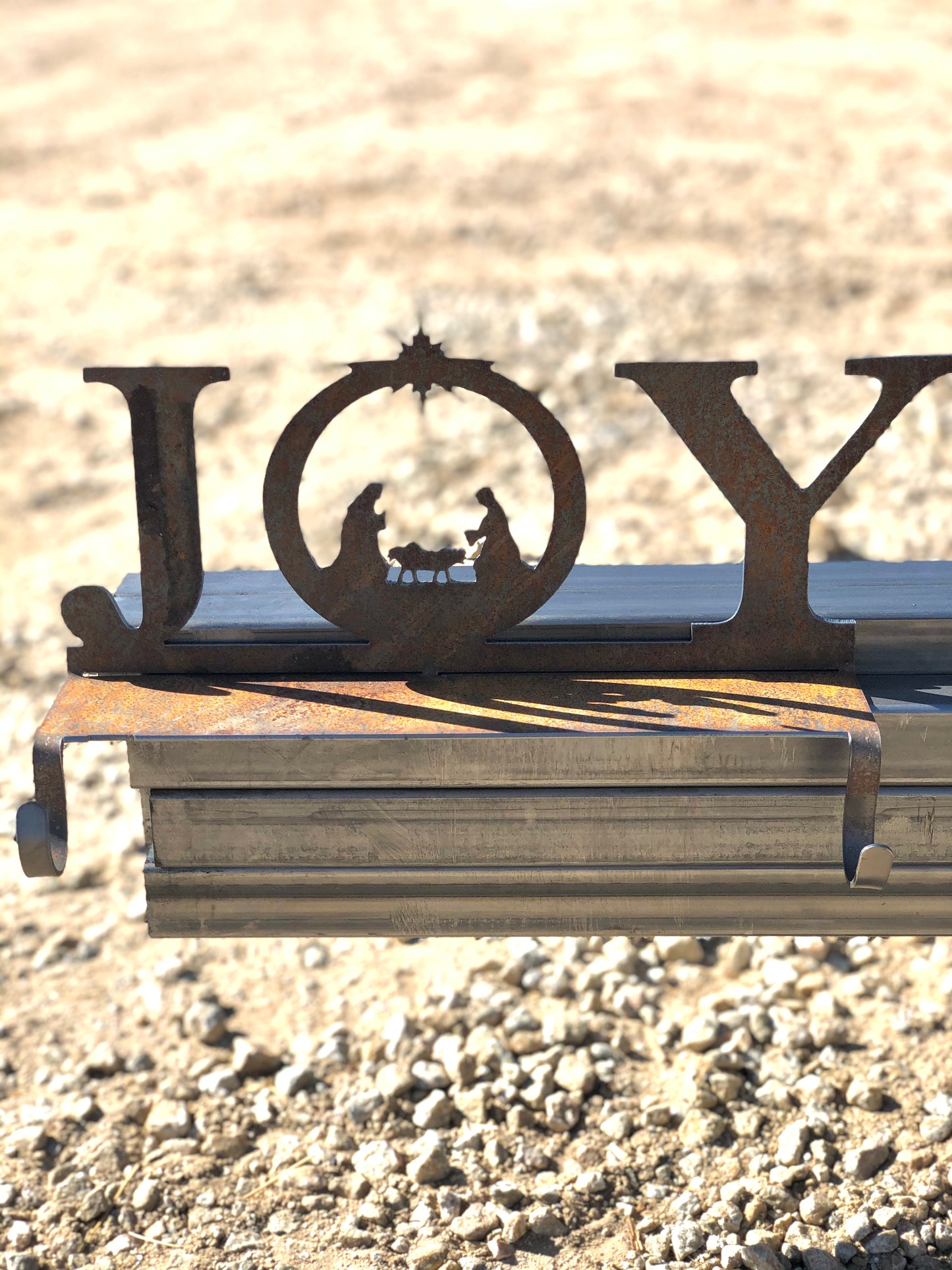 Joy Nativity Metal Stand