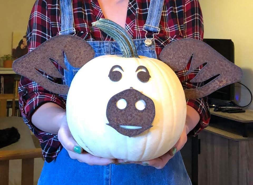 Pumpkin Pig Pieces