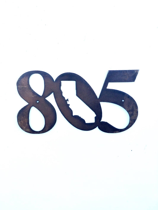 Large 805 Metal Cutout