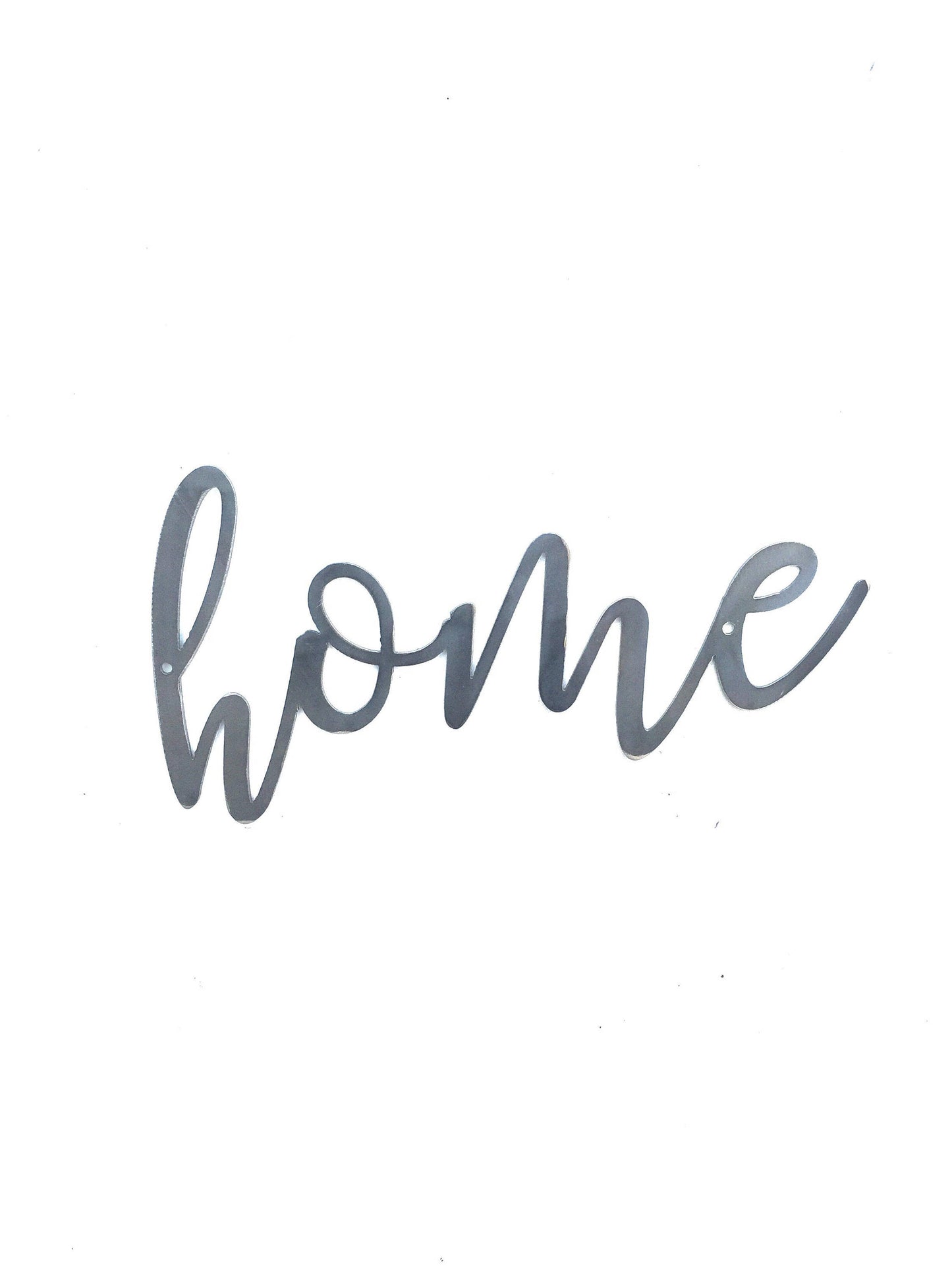 HOME Script Metal Word Wall Expressions