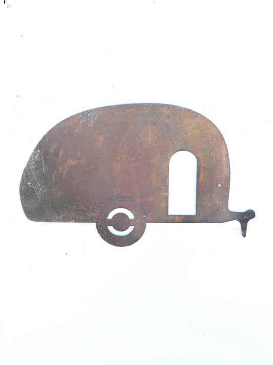 Trailer metal sign