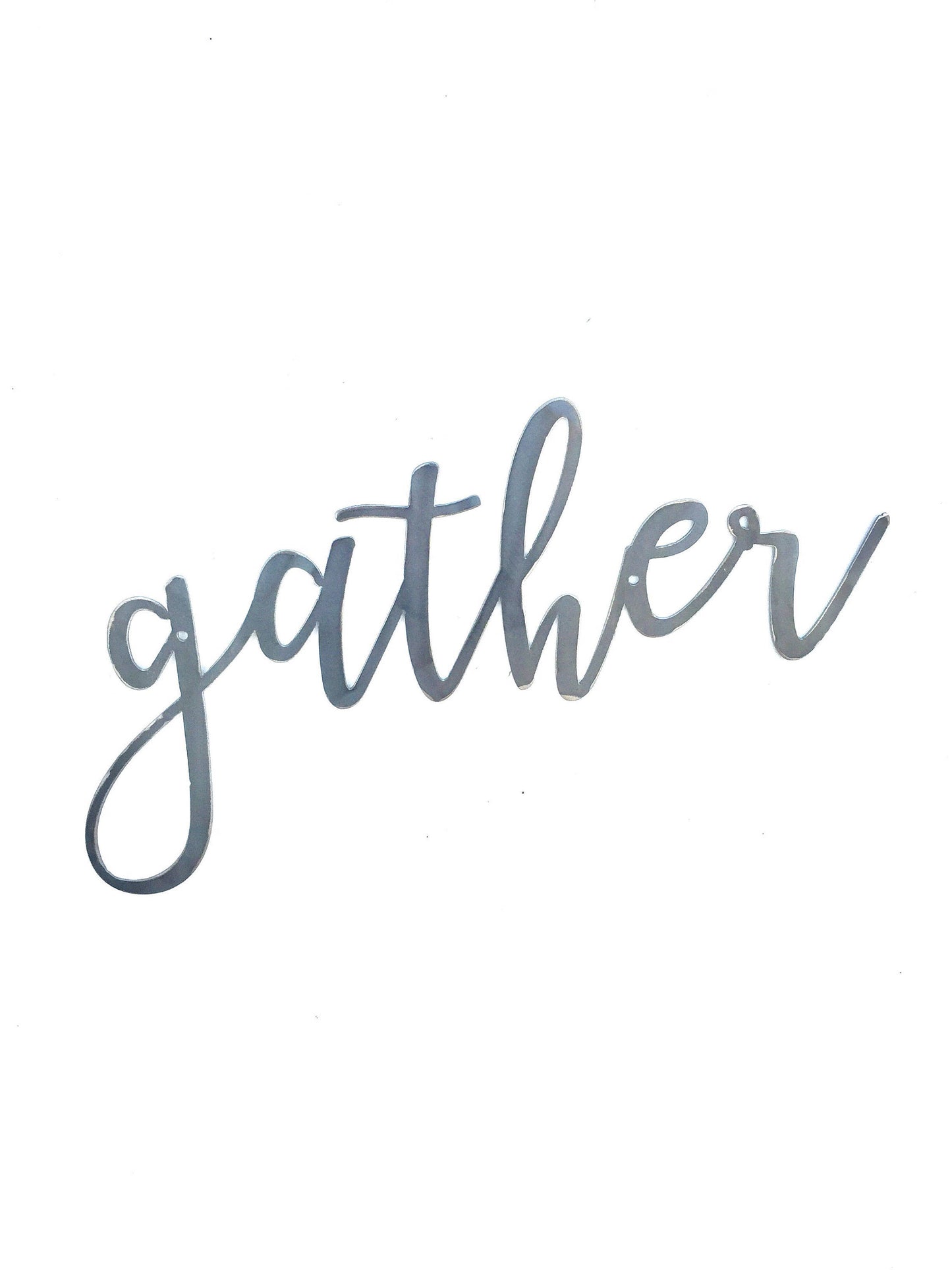 GATHER Script Metal Word Wall Expressions