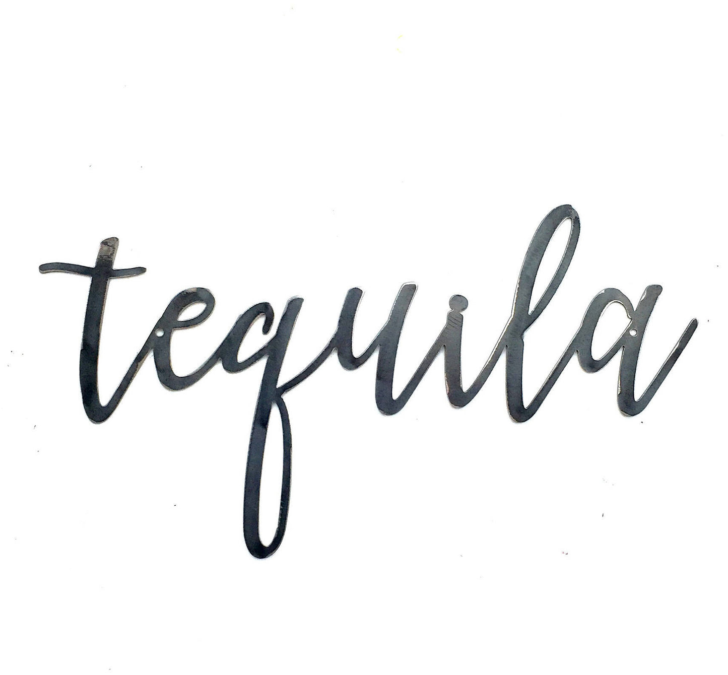 TEQUILA Script Metal Word Wall Expressions