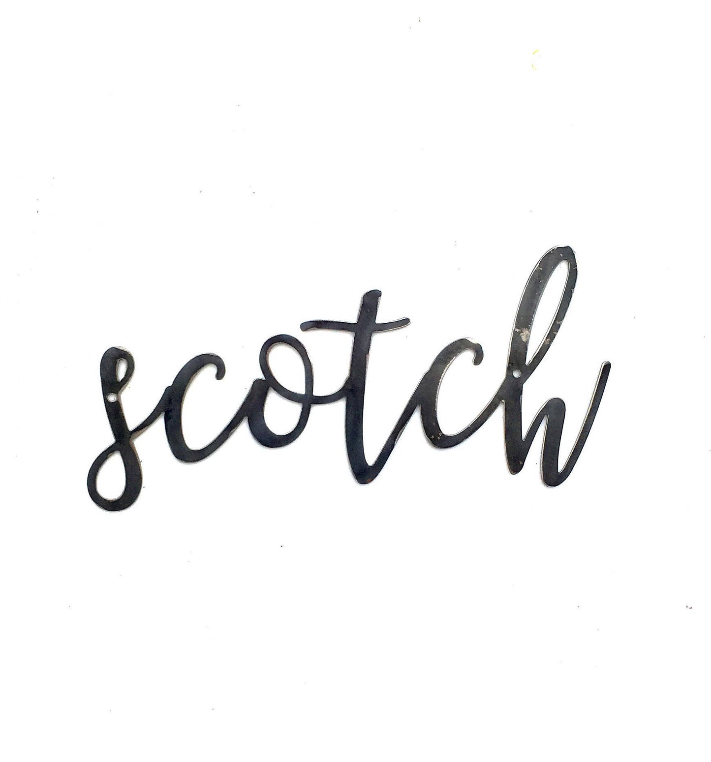 SCOTCH Script Metal Word Wall Expressions