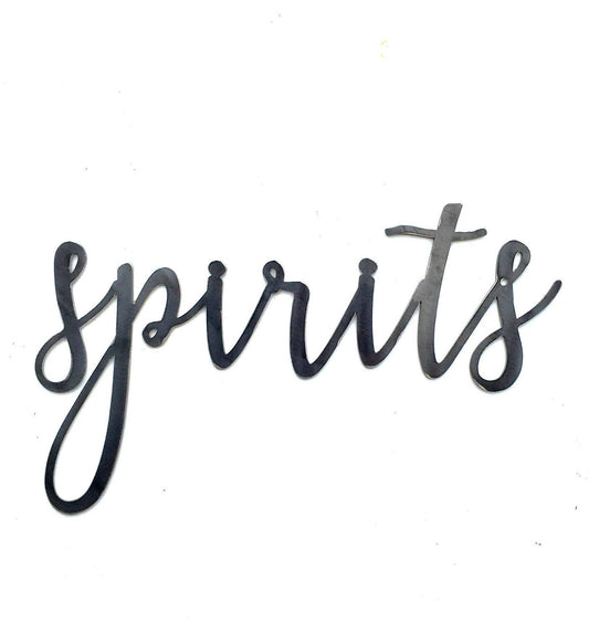 SPIRITS Script Metal Word Wall Expressions