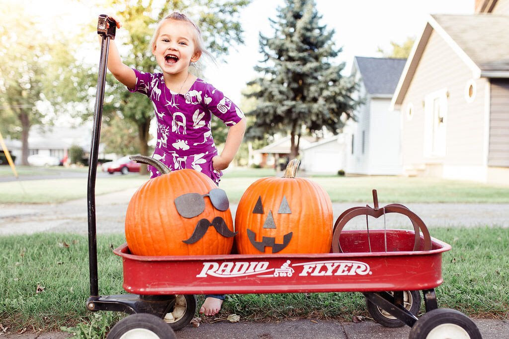 Pumpkin Glasses and Mustache Pieces