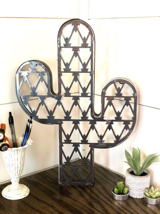 Saguaro Cactus message Board Accent Decor