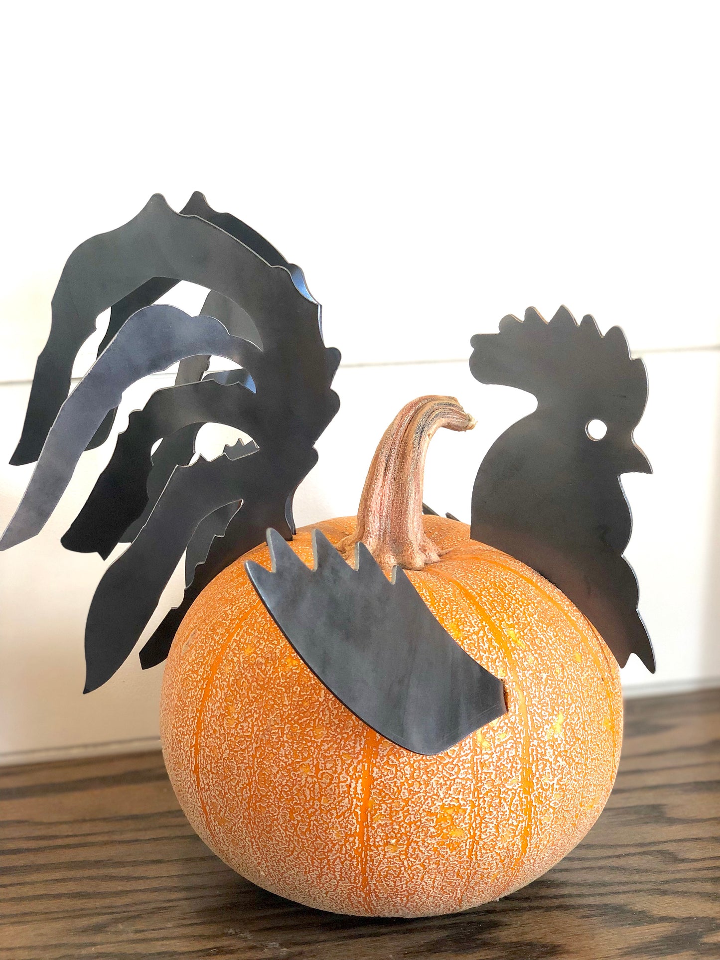 Pumpkin Rooster Pieces