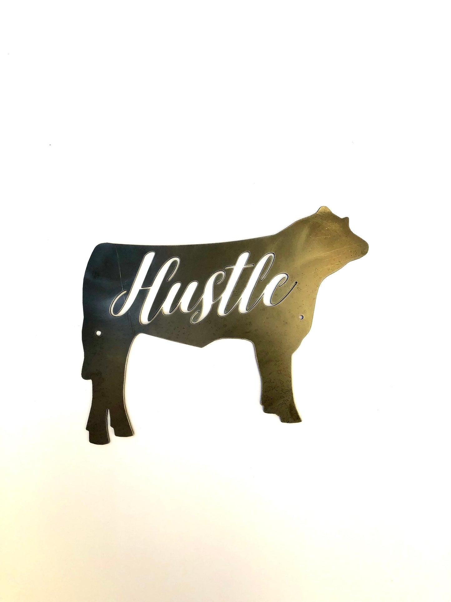 “Hustle” Show Animal Metal Sign