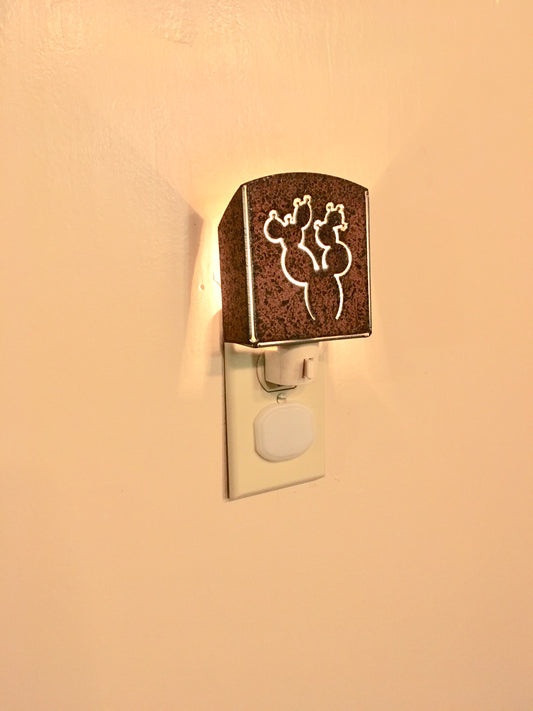 Custom Metal Night Light - Patty Cactus