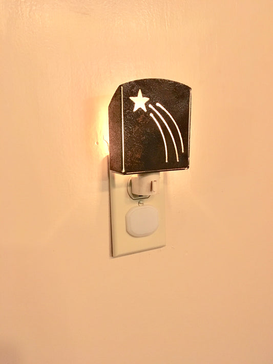 Custom Metal Night Light - Shooting Star